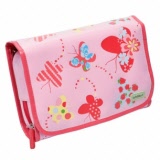 Bobble Art Roll Down Toiletry Bag - Butterfly