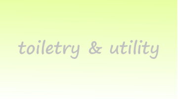 TOILETRY & UTILITY BAGS