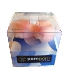Pom Pom Earphones - Light Pink