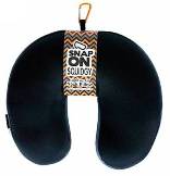 Squidgy Snap-On Travel Pillow - Black