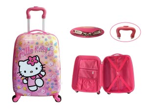 Hello Kitty kids hard case luggage - 45cm - multiview