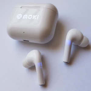 MokiPods Wireless Earphones - White