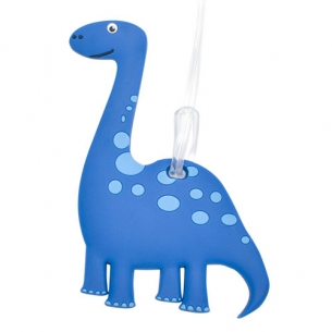 dinosaur luggage tag