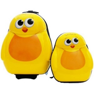 Cuties and Pals - Hard Shell Child Luggage Set - Chick