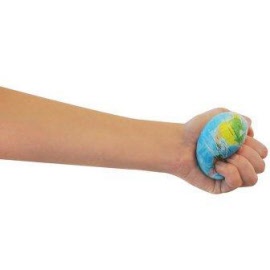 earth stress ball-squeezed