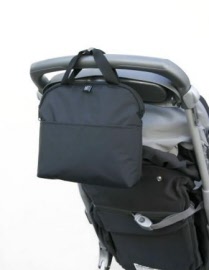 maxicool insulated bottle carrier-attached to stroller