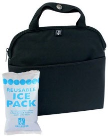 maxicool insulated bottle carrier-bag and ice pack