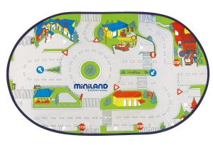 miniland traffic mat - overhead view