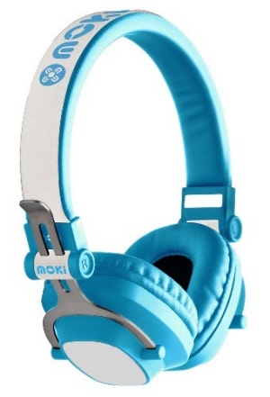 Moki EXO Kids Bluetooth Headphones - Blue
