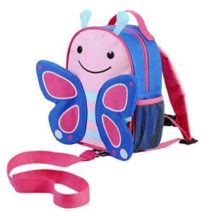 Skip Hop Mini Backpack with Rein - Butterfly
