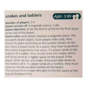 snakes and ladders instructions