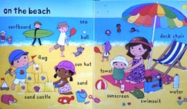 very first words - example - on the beach